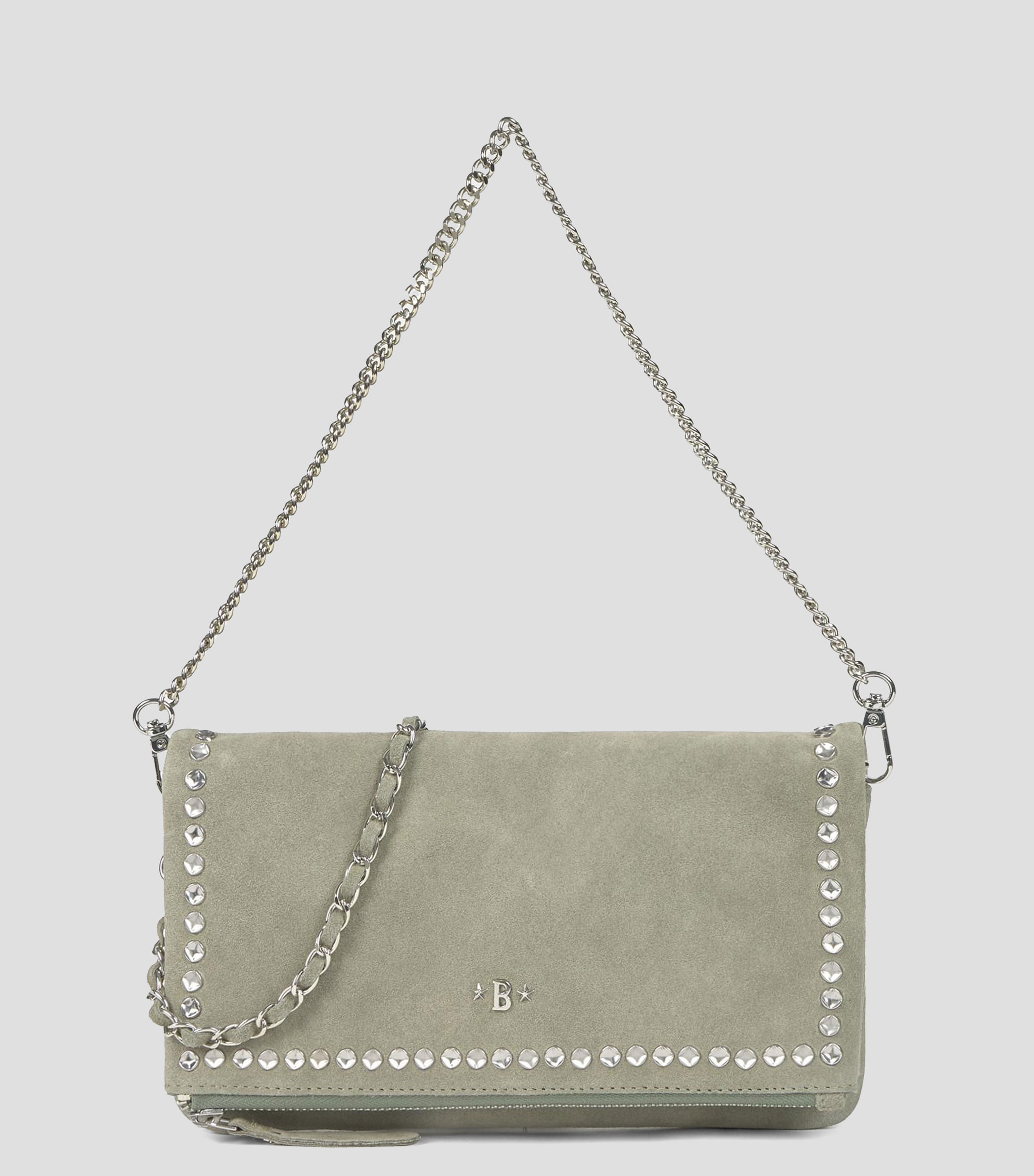 Bolsa shoulder en piel lisa Mujer